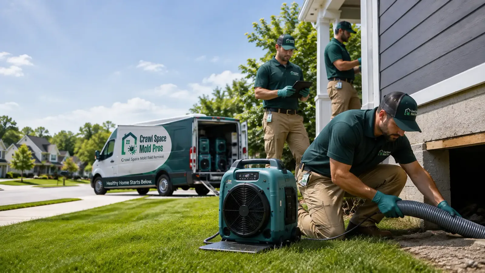 Crawl Space Mold Removal in Summers, AR